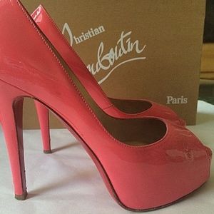 Christian Louboutin Hyper Prive 120 Pink Patent